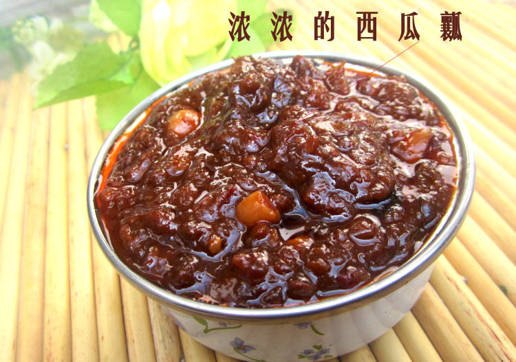 西瓜酱豆酱河南酱豆子豆瓣酱230g玻璃瓶