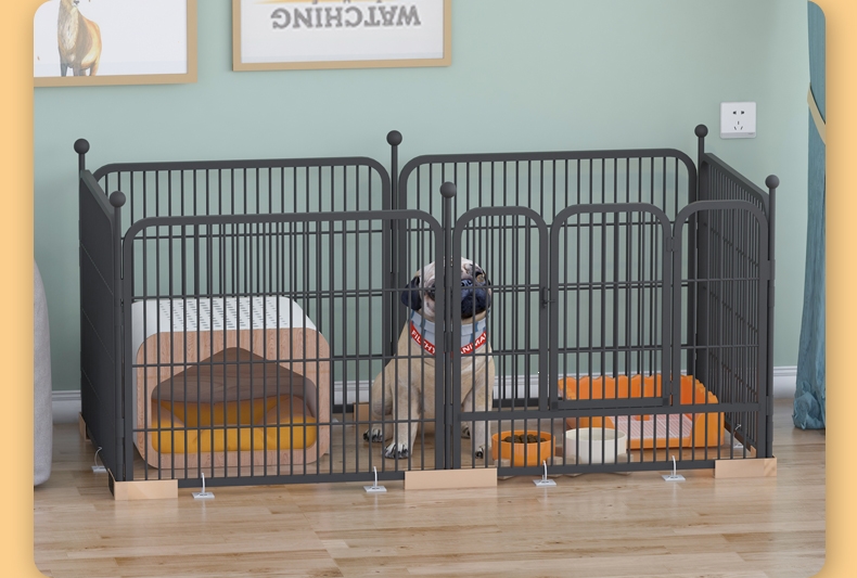 宠物围栏狗狗室内狗笼子中小型犬泰迪柯基隔离门护栏自由组合栅栏