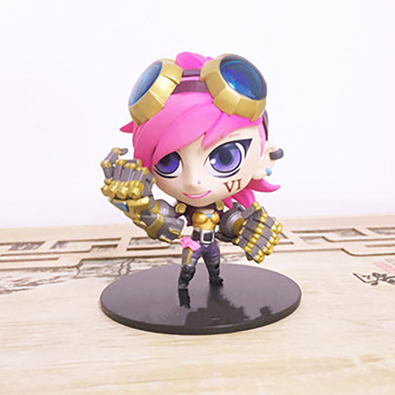 英雄联盟lol 皮城执法官006 蔚 手办公仔玩偶模型摆件