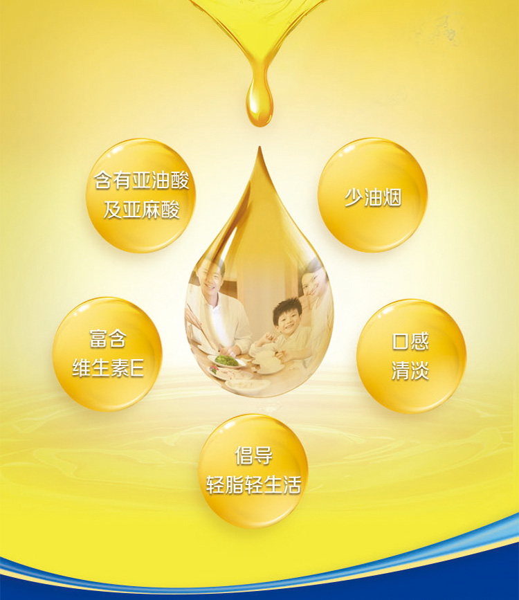 金龙鱼阳光葵花籽油900mL