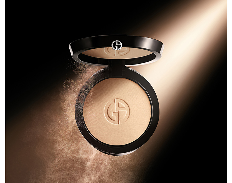 《七夕礼遇》armani/阿玛尼镁光灯粉饼干湿皮控油定妆持久遮暇 粉盒