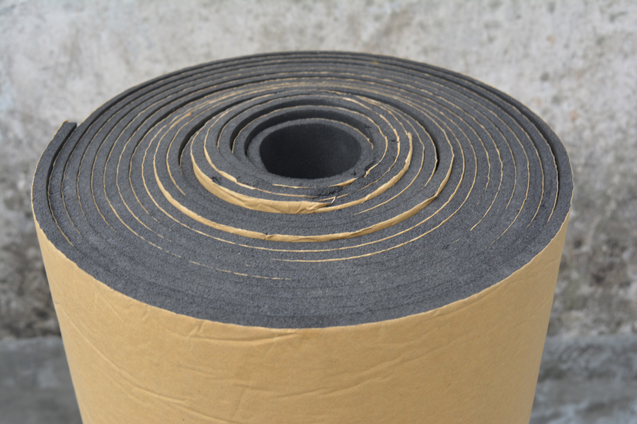 超薄阻尼隔音棉材料室内墙体家用ktv吊顶吸音隔音毡保温棉2mm3mm05米