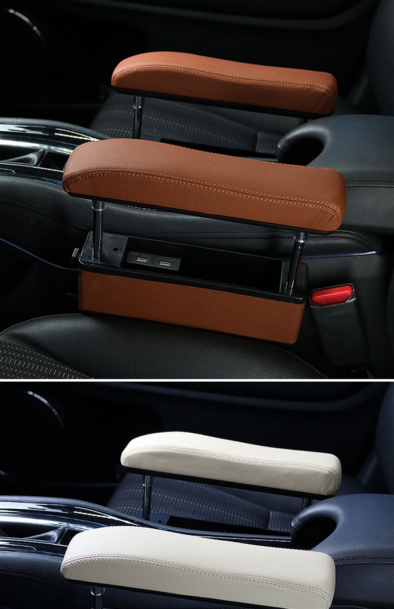 汽车扶手改装通用中控扶手箱汽车用品长途驾驶扶手箱垫升降肘托升降