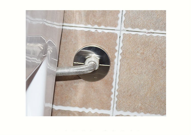 定做 对插粘贴水管角阀不锈钢装饰盖遮丑盖水龙头配件遮羞盖加大6分4