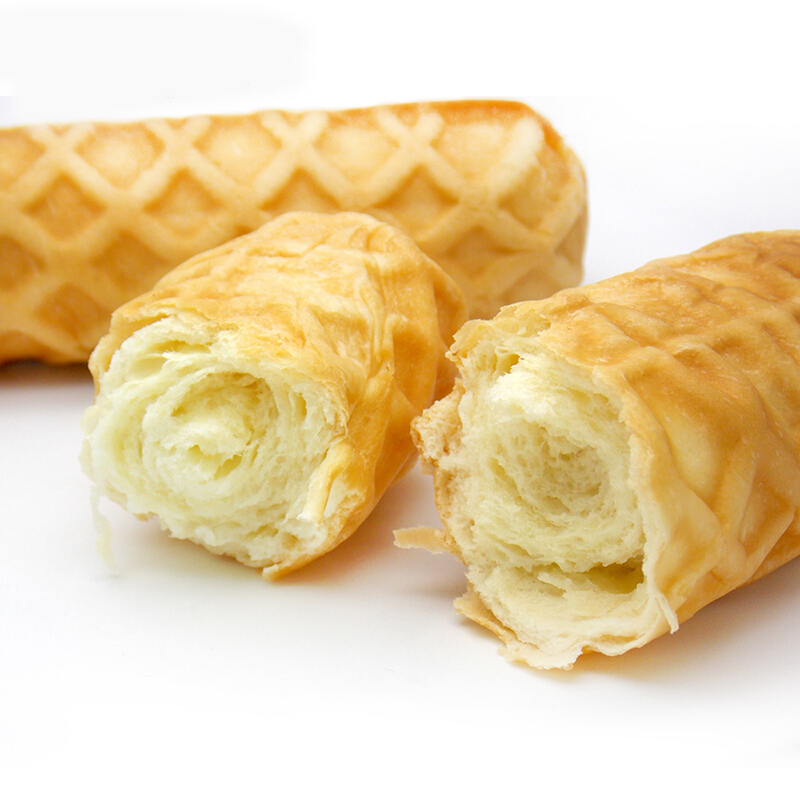 巴比熊手撕华夫软面包棒早餐夹心糕点全麦口袋小面包零食小吃1kg2斤