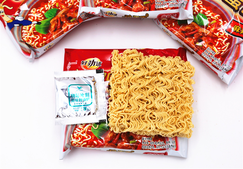 统一好劲道鸡蛋面麻辣味整箱27袋整箱方便面批发