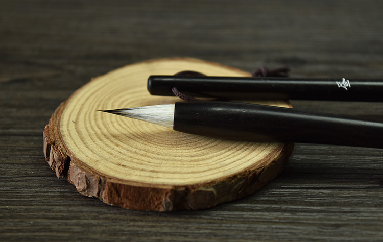 小号紫毫兔毛兼毫毛笔湖笔小楷书法入毛笔练习用