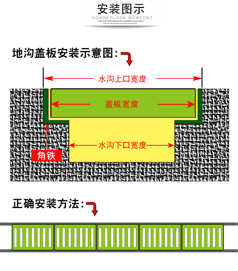 定做 地槽不锈钢盖板 304不锈钢厨房下水道地沟格栅盖水沟排水沟盖板