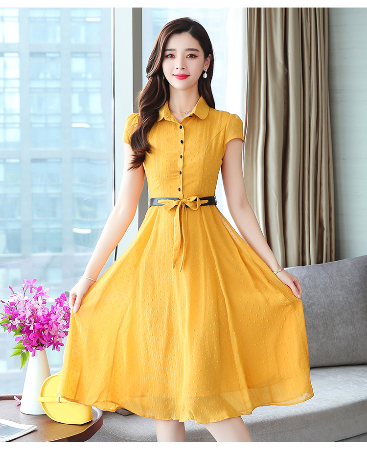 无畏衣衣新款女夏装雪纺连衣裙女装新款流行夏天裙子夏季中长款高端