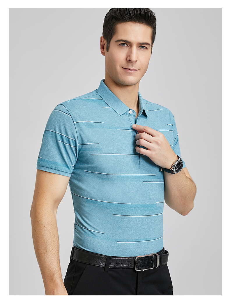 鸟国民男装夏季新品舒适柔软含棉男士短袖polo衫1035【价格 图片 品牌