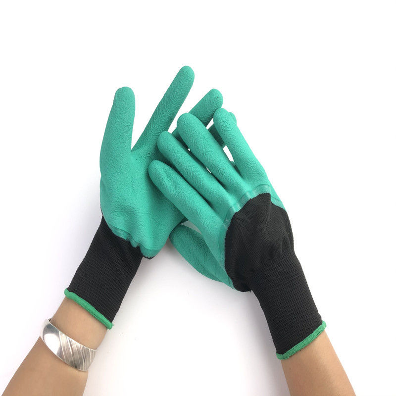 《军绿色 220v伏男女电工接线低压绝缘橡胶手套防电非高压干活专用