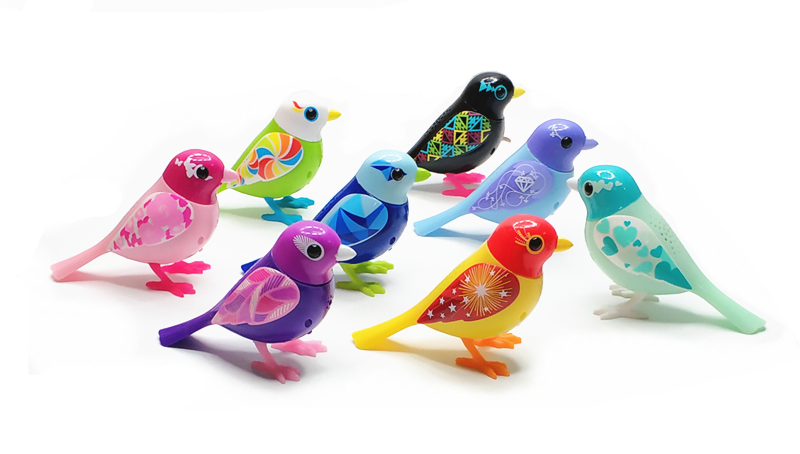 会唱歌的知音鸟智能声控感应仿真小鸟趣味音乐宠物小鸟玩具