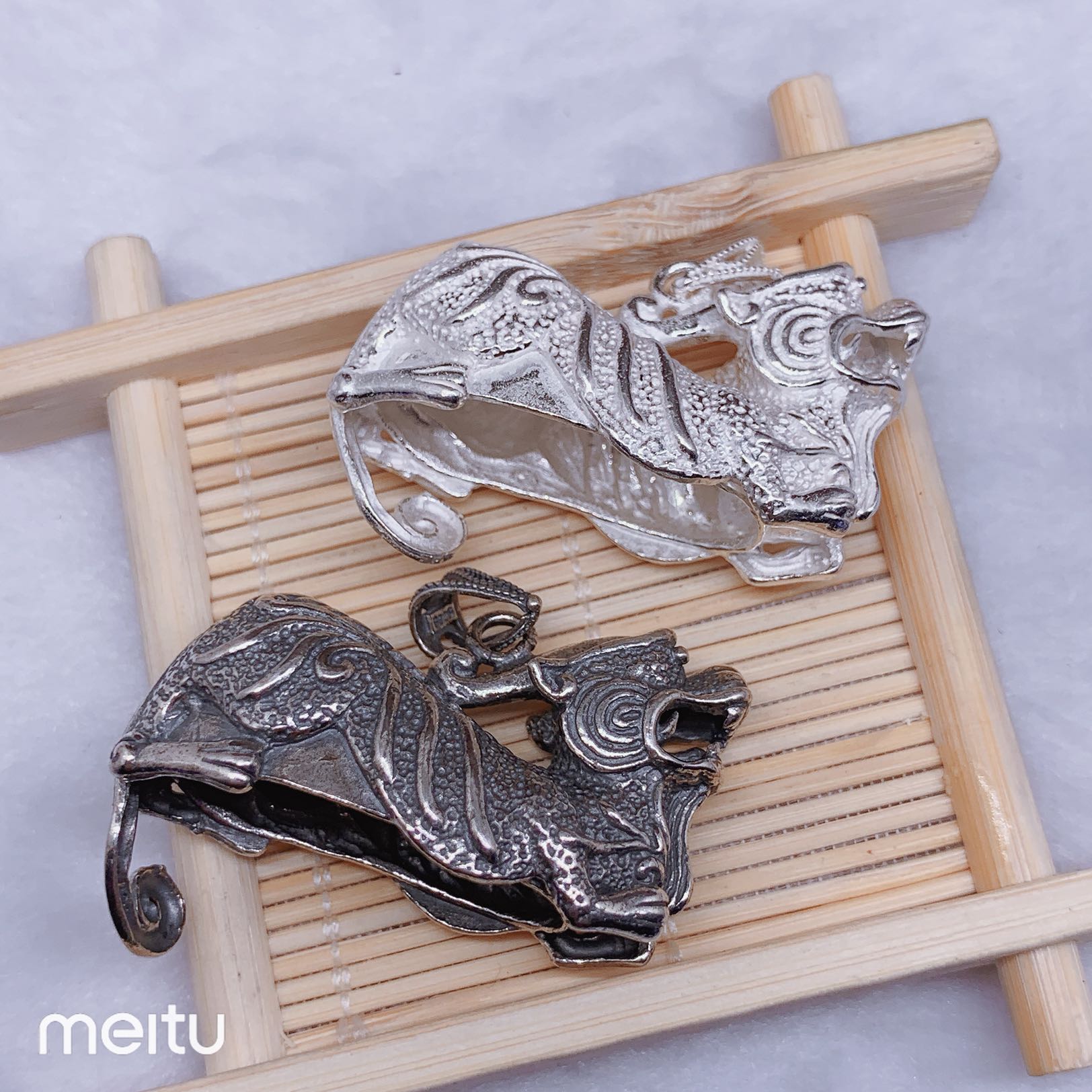 姬咪(jimi)时尚吊坠/项链595775180705 纯银虎爪熊钩子熊爪子包银鹰爪