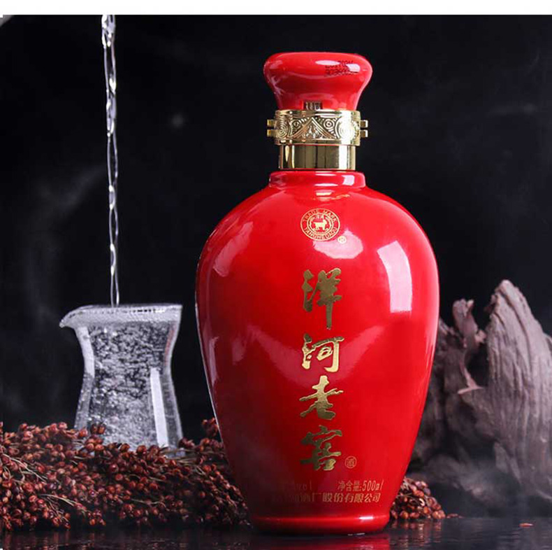 【洋河酒水福如东海42度500ml*6】 洋河老窖福如东海42度浓香型白酒红