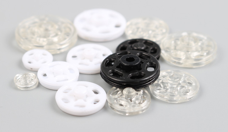 超级新品 塑料按扣隐形子母扣小透明纽扣隐形暗子衬衣防走光扣子日用