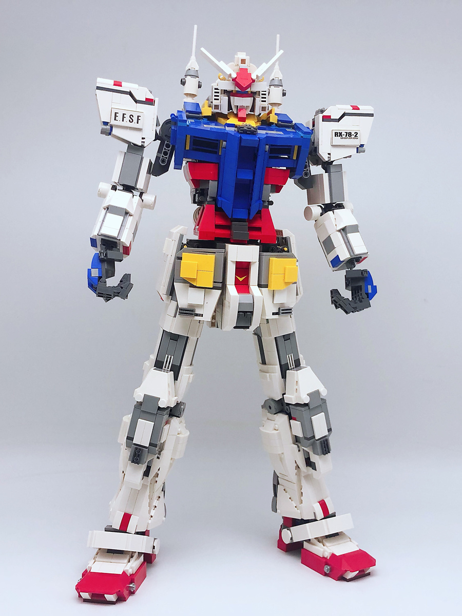 兼容乐高moc高达rx78-2大人成年高难度拼装积木玩具