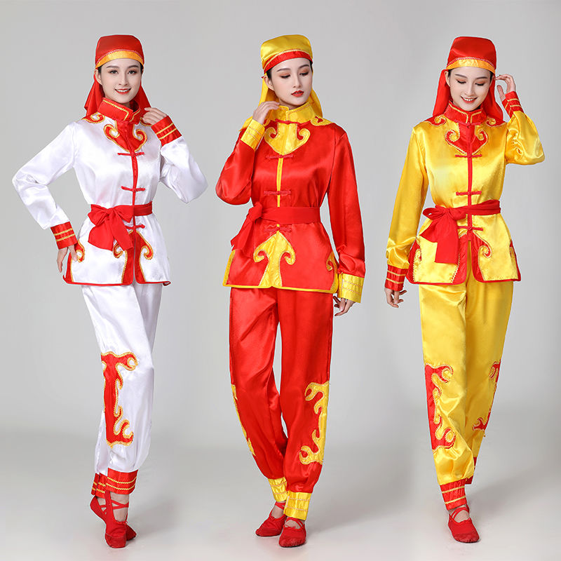 舞龙服装女打鼓服演出服装男腰鼓队服装龙灯服舞龙舞狮威风锣鼓服