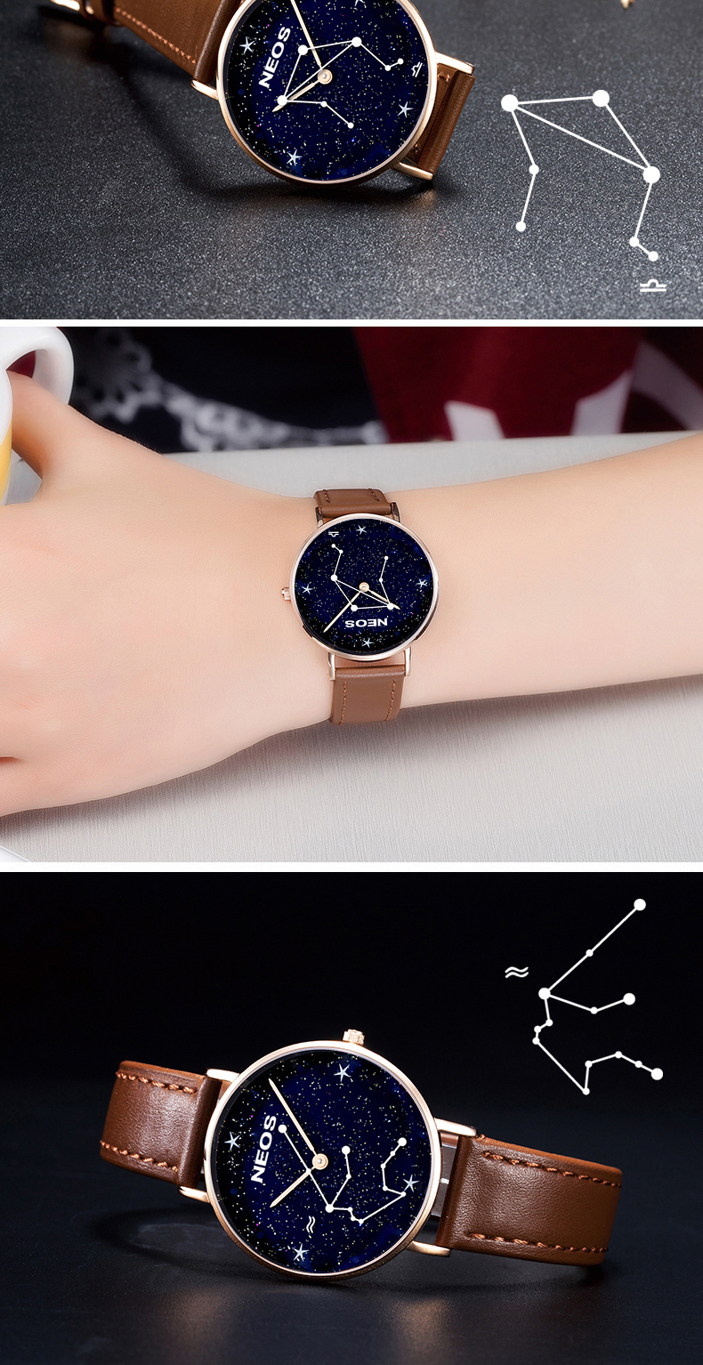 微穿戴(microwear)电子表544943658999 十二星座迪奥星空手表女高中