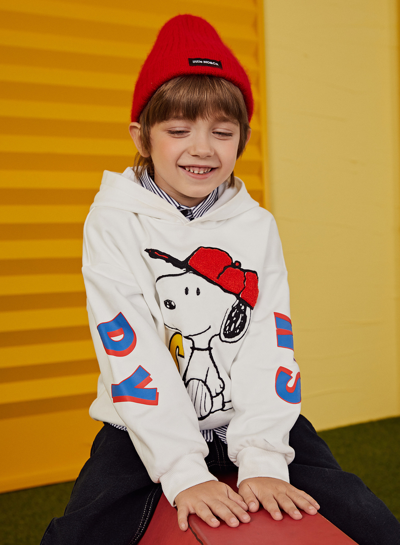 商场同款gxgkids童装男童卫衣20秋新款纯棉外套休闲史努比