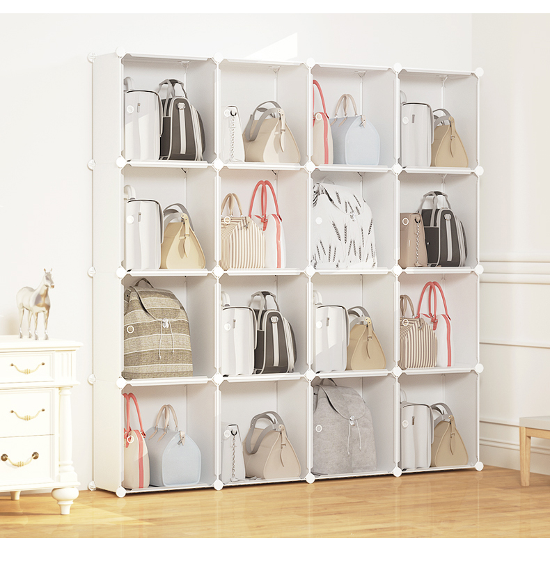 包包收纳柜神器放包柜家用卧室装放包包的置物架收纳架落地式柜子