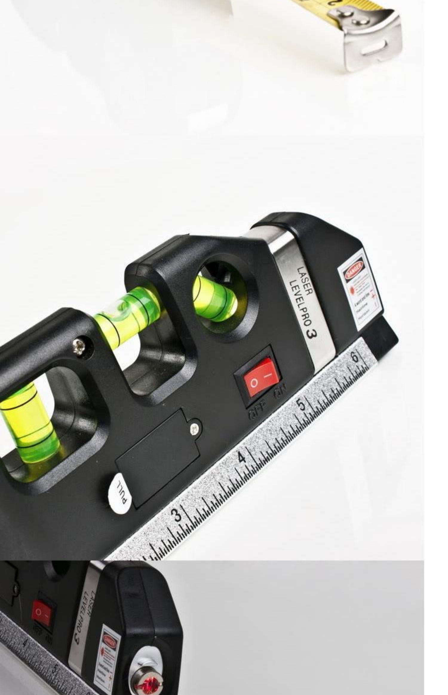 jing ping新品多功能激光水平仪水平尺 红外线打线器2线投线仪带2.