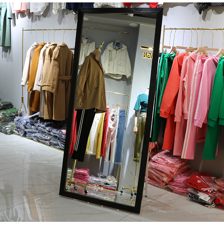 逸家伴侣服装店镜子全身落地镜显瘦拉长试衣镜美颜穿衣镜女定制大镜子