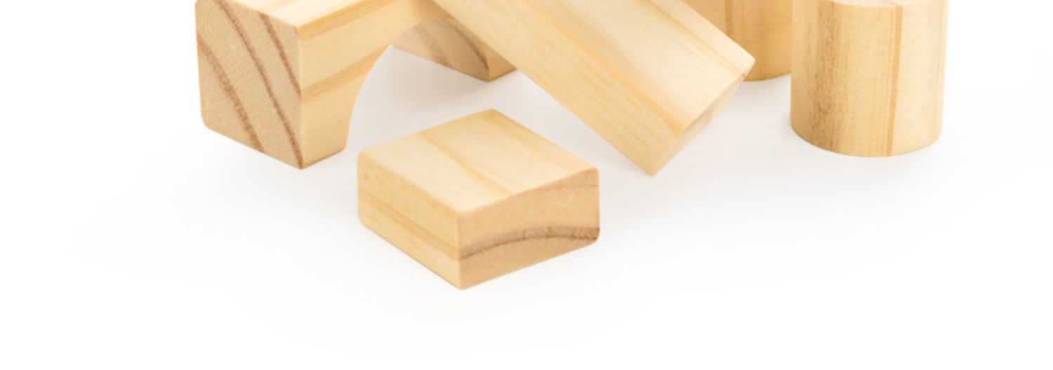 原木无漆积木婴儿童益智宝宝玩具实木块实心木头制木质可啃咬桶装真