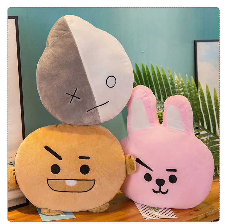 bt21防弹少年团抱枕bts金泰亨tata田柾国娃娃玩偶毛绒公仔礼物女 tata