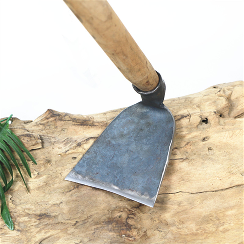 封后锻打弹簧钢锄头农具挖土家用种菜除开荒户外小工具农用挖笋