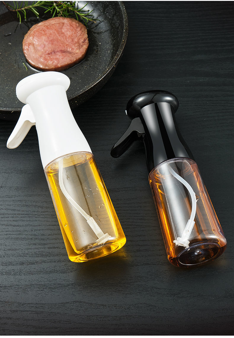 厨房喷油瓶健身喷雾气压式烧烤喷油壶食用油喷雾橄榄油雾化控油壶白色