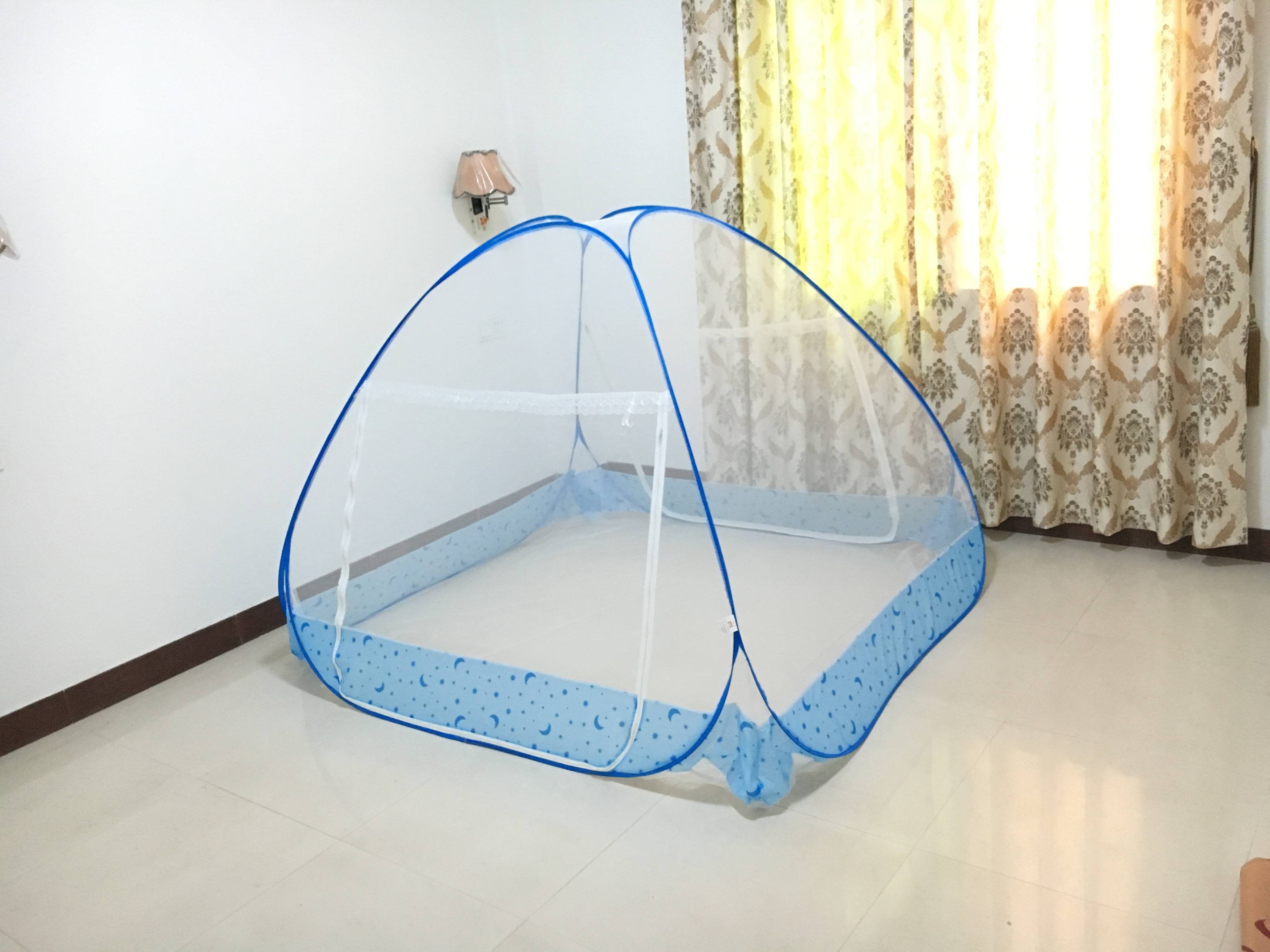 顾致 户外蒙古包蚊帐1.5野外露营帐篷叠旅行1.2打地铺免安装1.