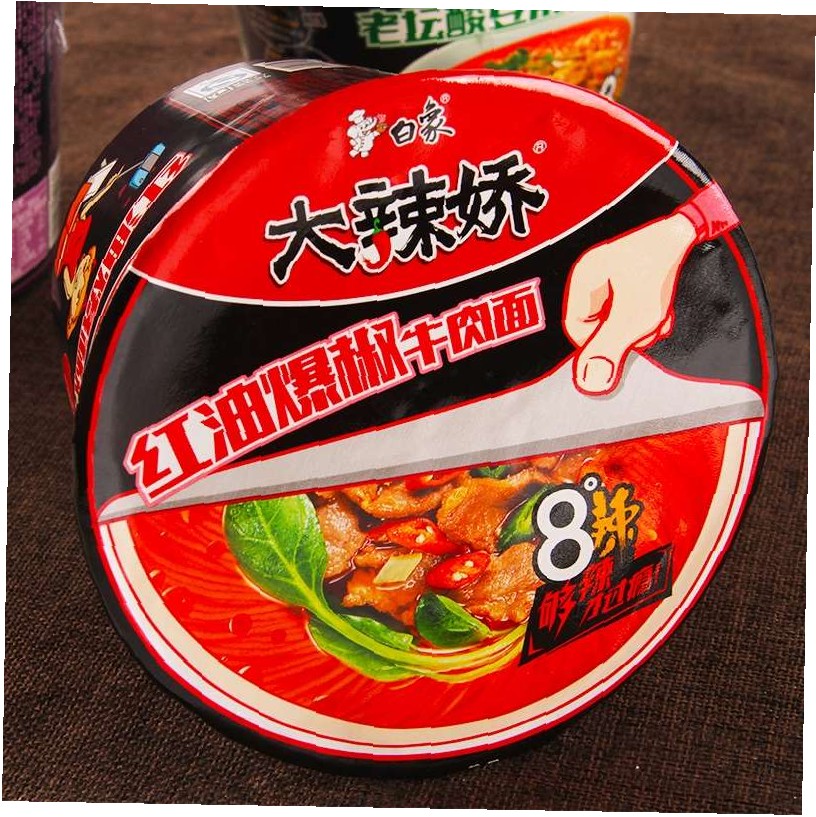 白象大辣娇方便面大辣椒整箱12桶剁椒鱼头老坛酸菜牛肉麻辣香锅面