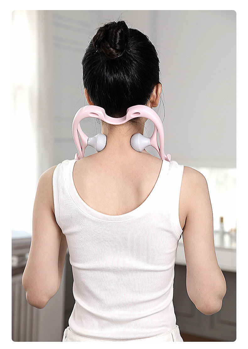 《【专利款】俞兆林手动颈椎按摩器夹脖子多功能颈部劲夹器家用神器