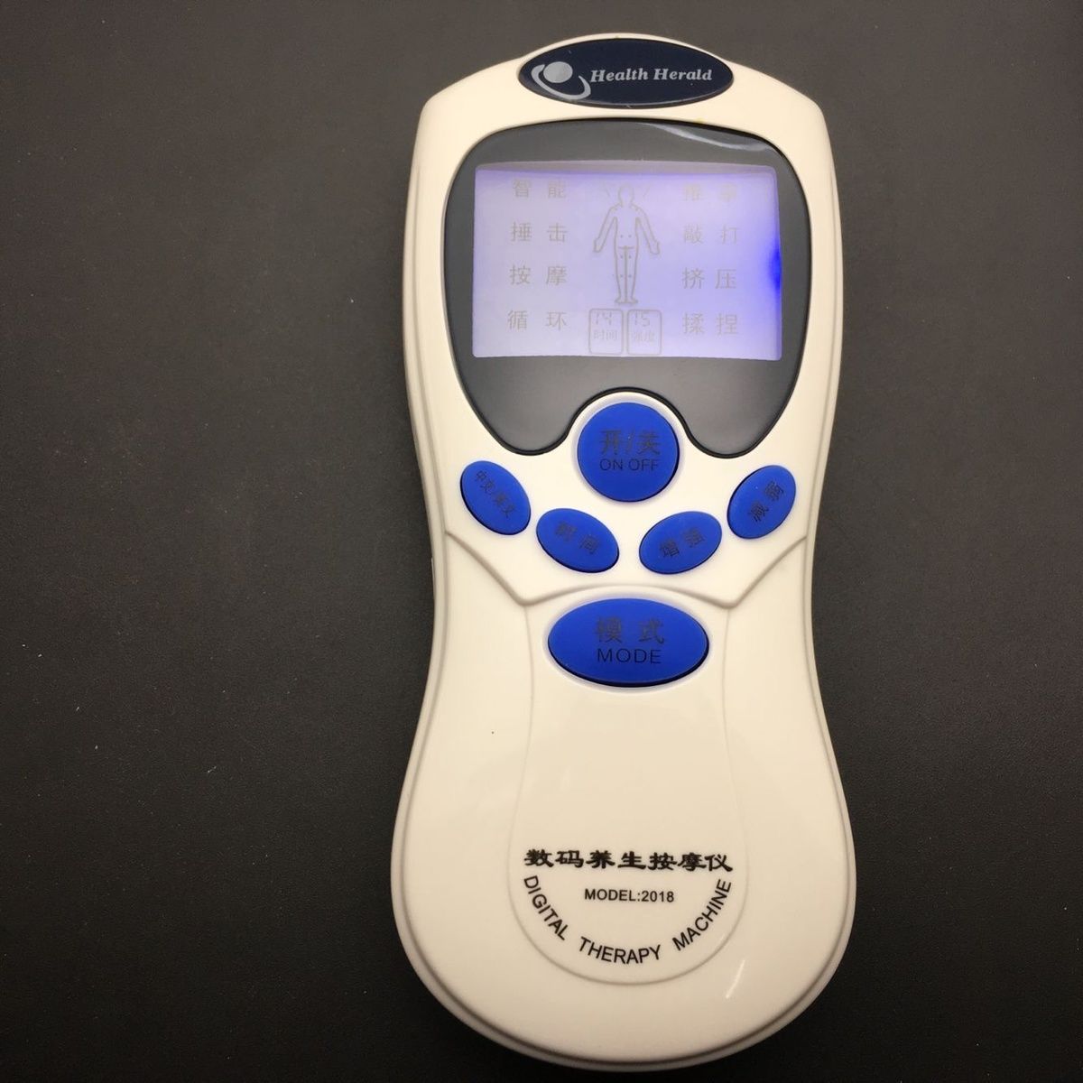 颈椎按摩器多功能电子理疗数码经络仪脉冲电动全身按摩仪充电充电款2