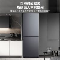美的(Midea)风冷无霜家用节能双门电冰箱BCD-186WMA