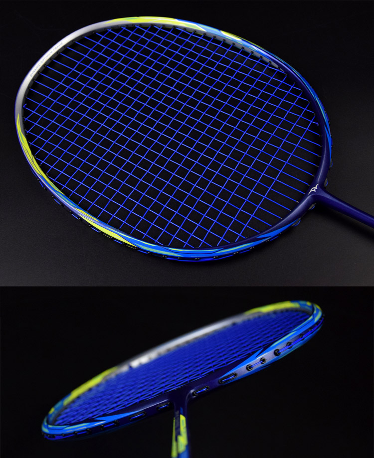 朗宁加长羽毛球拍全碳素超轻4u正品tki单支耐用型套装进攻型单拍