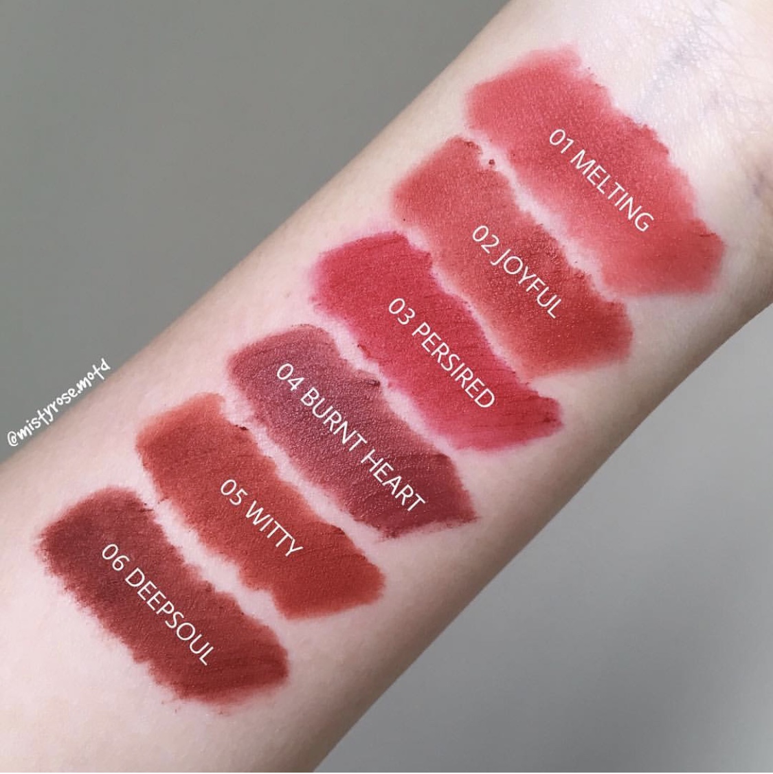 韩国romand果汁唇釉闵赛伦07jujube06figfig保湿唇彩口红08