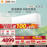 三菱电机 (Mitsubishi) 1匹 新二级能效 1P 直流变频冷暖家用空调挂机 MSZ-TZ09VA 家电政府补贴
