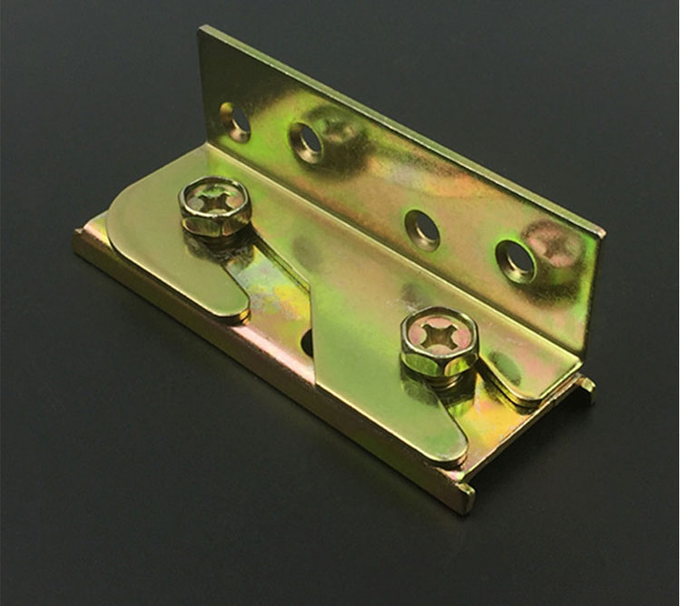 现代床铰链床插销床扣家具隐形床配件连接件螺丝床挂扣4寸家用五金