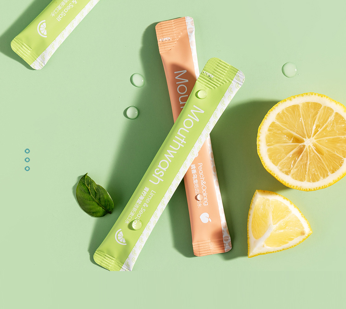 漱口水女便携式杀菌除口臭一次性条装防蛀牙成人 [3盒装共30支]桃香