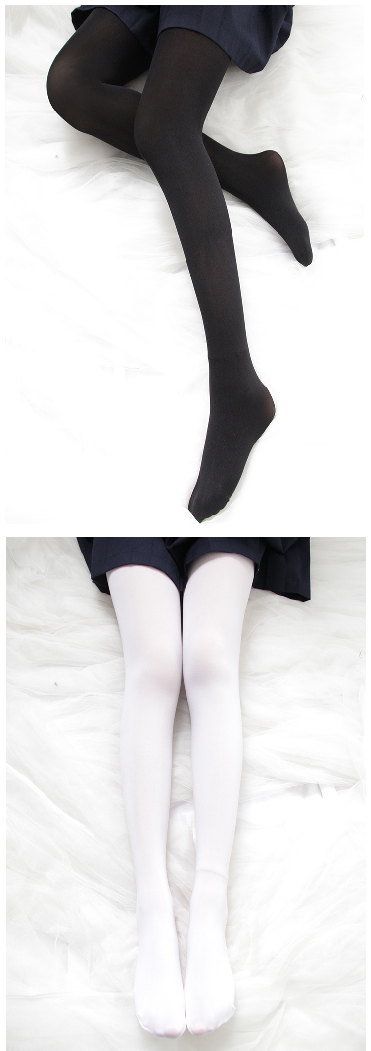 suntek80d天连裤袜白丝黑丝袜日系少女萌萌哒连脚打底