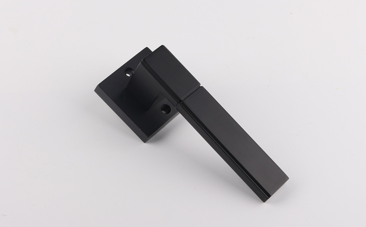 美式简约室内白色门锁方形古达门把手浴室锁卫生间静音门锁