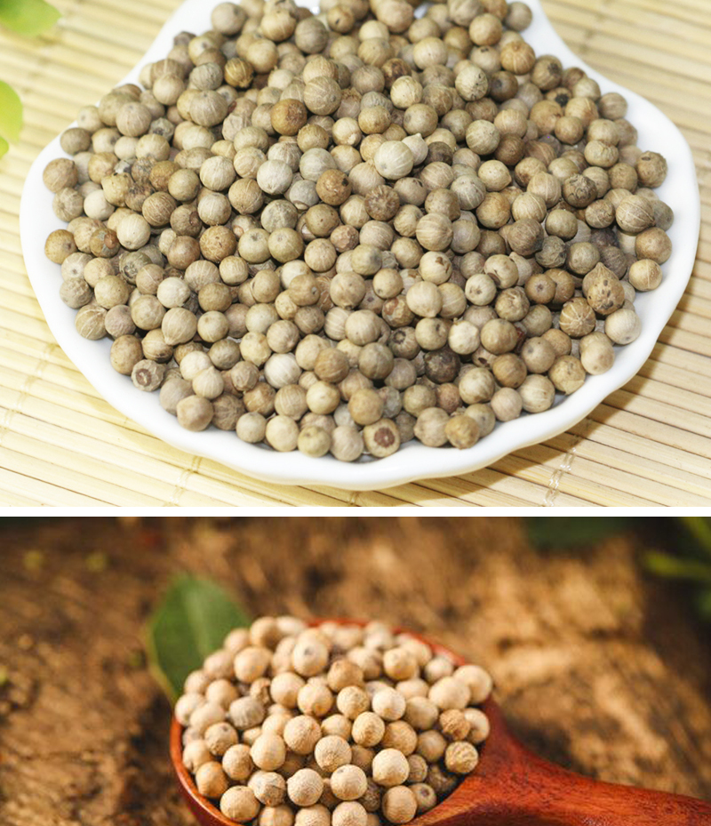 白胡椒海南胡椒粒500克胡椒粉白古月香料大料炖卤料
