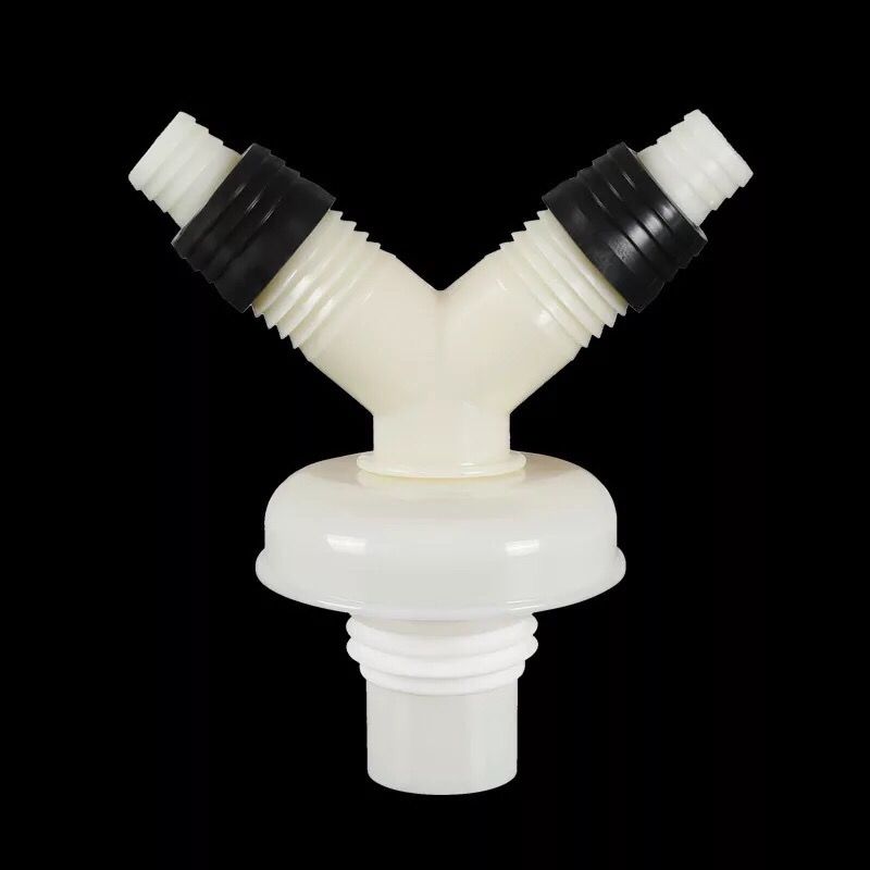 洗衣机地漏接头排水管2030防臭y三通卫生间4050mmpvc下水管道75