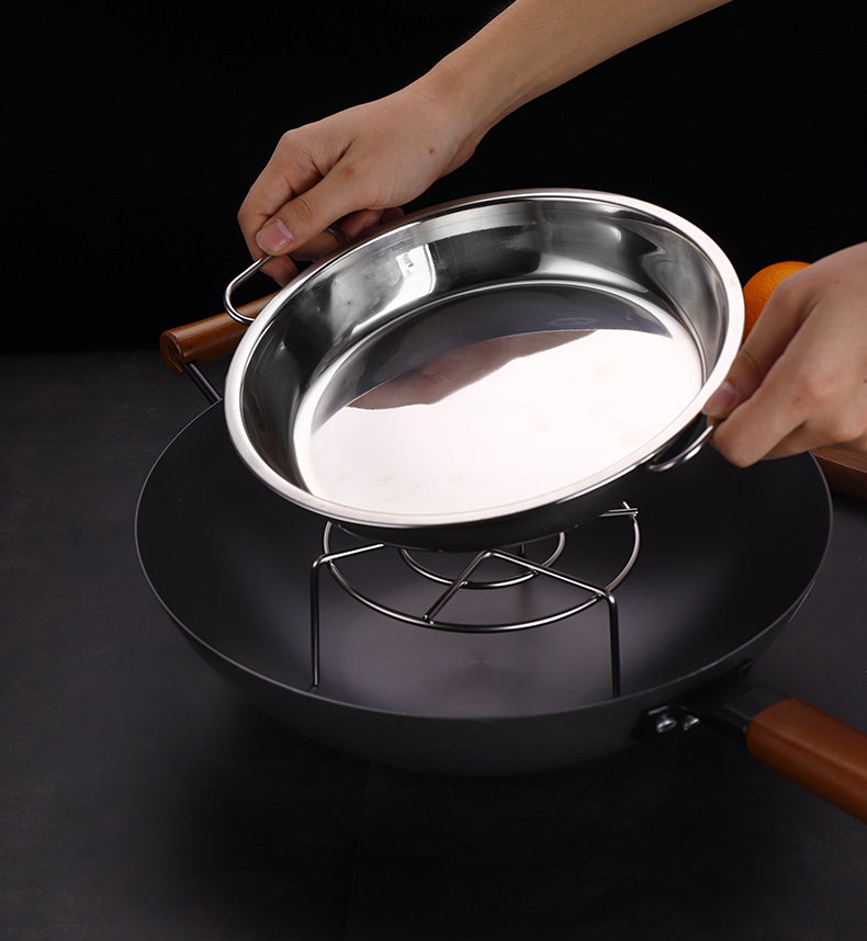 304不锈钢蒸格家用电饭锅蒸笼屉电饭煲隔水蒸架蒸包子小馒头器 敬平