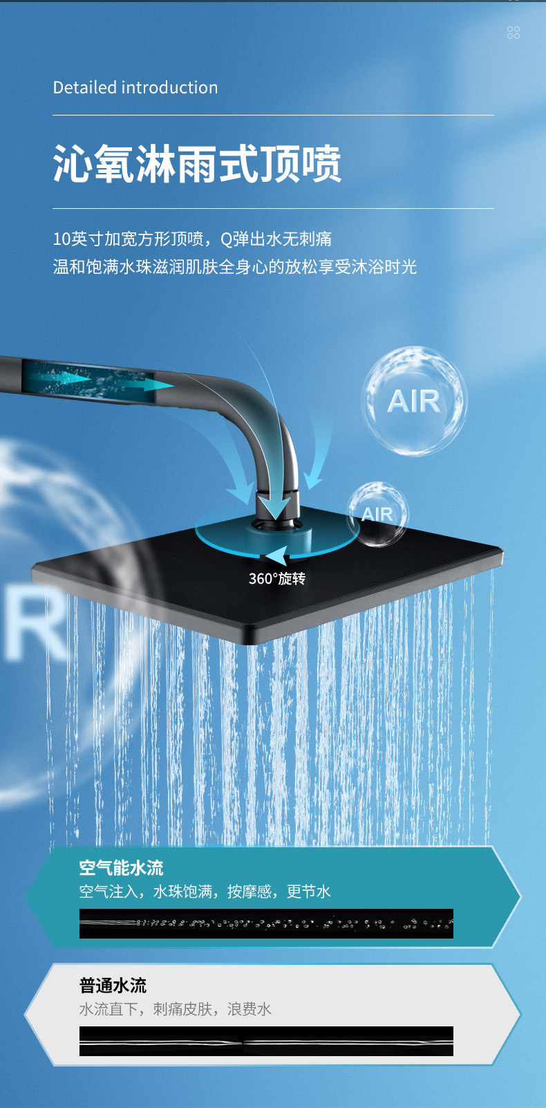 horow希箭淋浴花洒套装家用精铜龙头淋浴器卫浴增压喷枪淋雨喷头