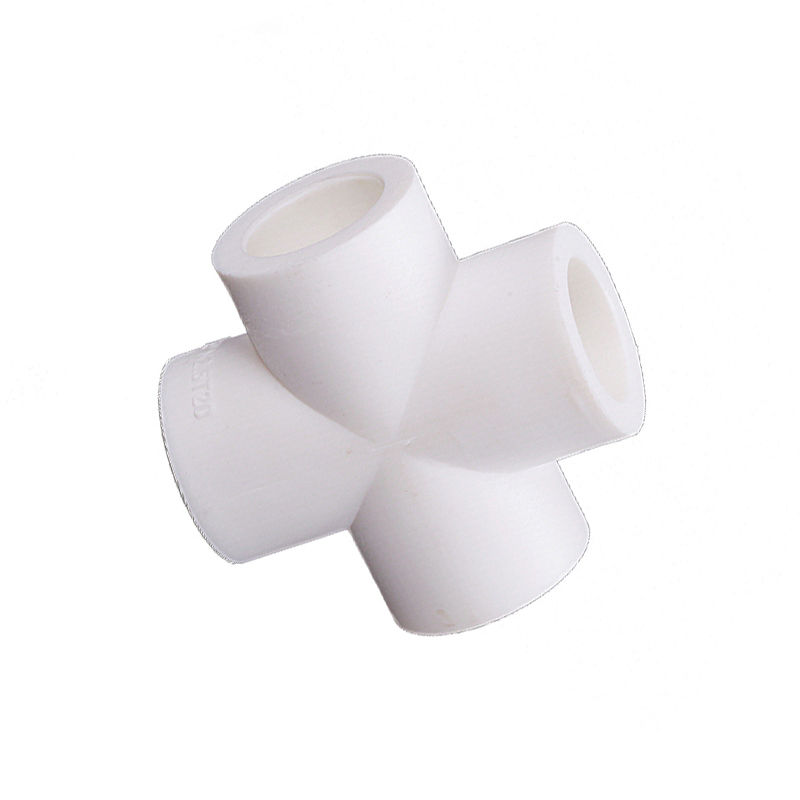 国标ppr水管配件 等径四通 6分25mm 20个