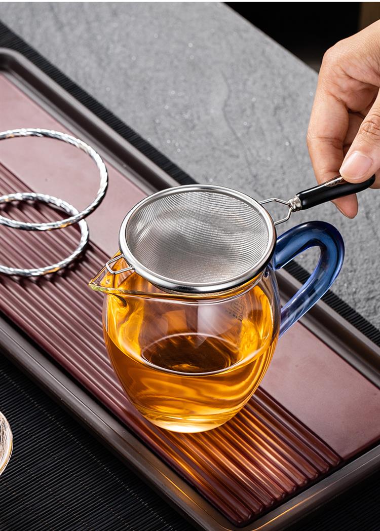 304不锈钢茶漏茶滤网茶叶过滤器创意功夫茶漏架套装过滤网配件cd304