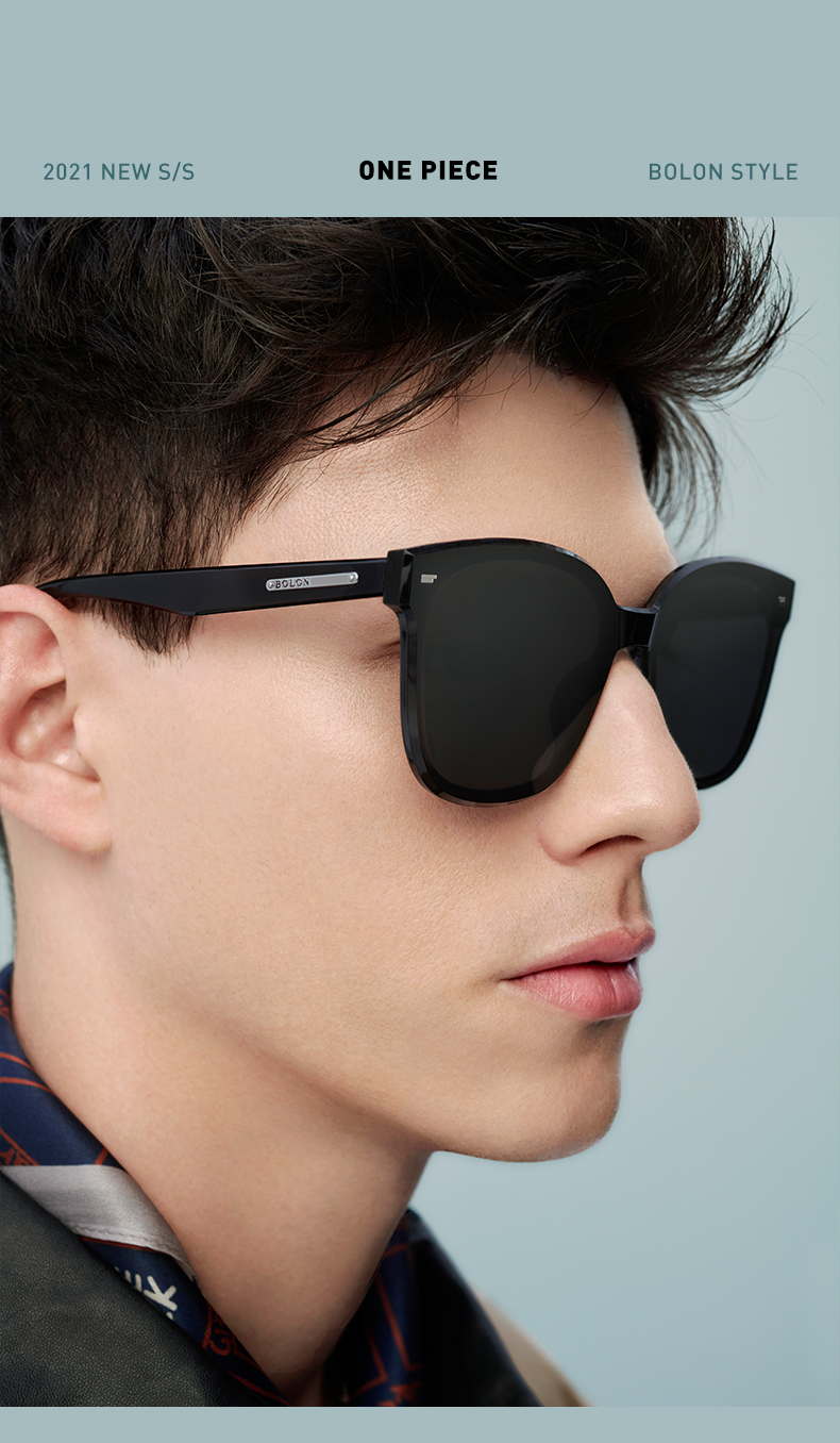 bolon暴龙眼镜2021新款太阳镜王俊凯同款男女个性潮墨镜bl5053