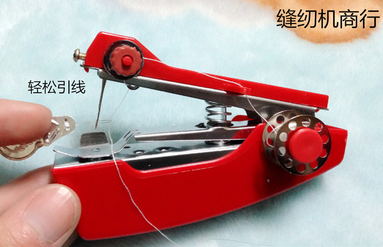 三维工匠【全新升级】家用手动迷你缝纫机便携式小型袖珍微型裁缝机缝